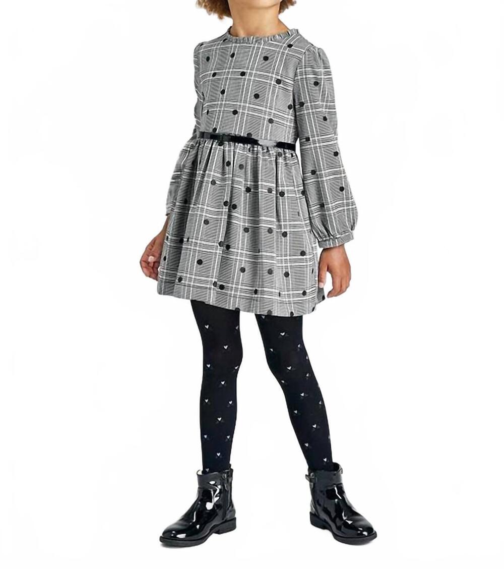 NEW MAYORAL girls glitter dress in black